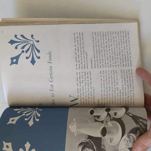 Emily Post: Meal Time Etiquette - 1963 vintage table manners guide - Picture 12 of 15